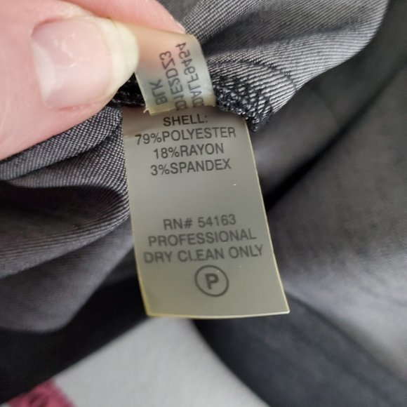 Calvin Klein Womens Ruffled Sleeveless Sheath Dress Size 12 Black Stretch Career - Picture 5 of 9